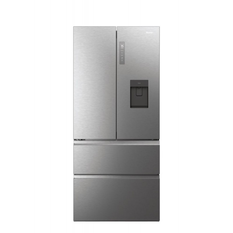 Haier FD 83 Serie 7 HFW7819EWMP frigo américain Pose libre 537 L E Platine, Acier inoxydable