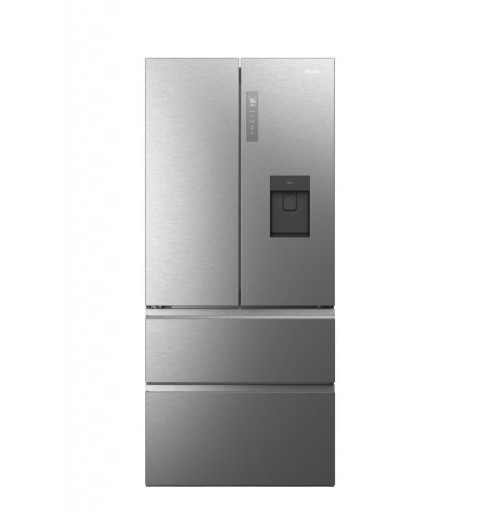 Haier FD 83 Serie 7 HFW7819EWMP frigo américain Pose libre 537 L E Platine, Acier inoxydable