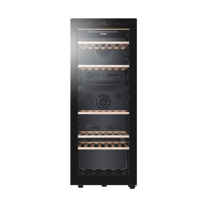 Haier Wine Bank 50 Serie 5 HWS79GDG Compressor wine cooler Freestanding Black 79 bottle(s)