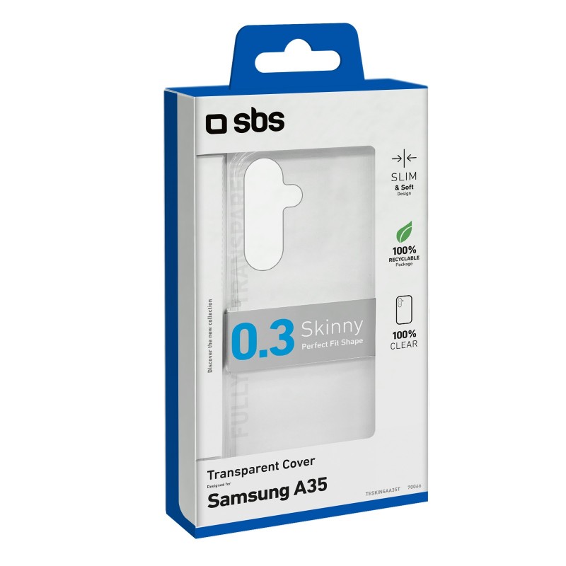 SBS TESKINSAA35T funda para teléfono móvil 16,8 cm (6.6") Transparente