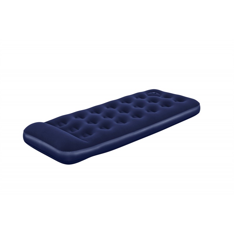 Bestway Matelas gonflable 1 place avec pompe à pied intégrée 1,85 m x 76 cm x 28 cm