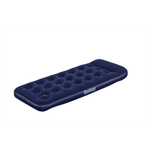 Bestway Matelas gonflable 1 place avec pompe à pied intégrée 1,85 m x 76 cm x 28 cm