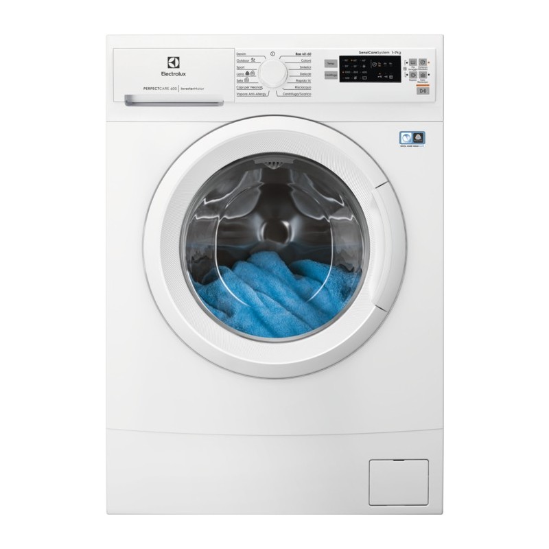 Electrolux SensiCare 600 EW6S507W machine à laver Charge avant 7 kg 951 tr min Blanc