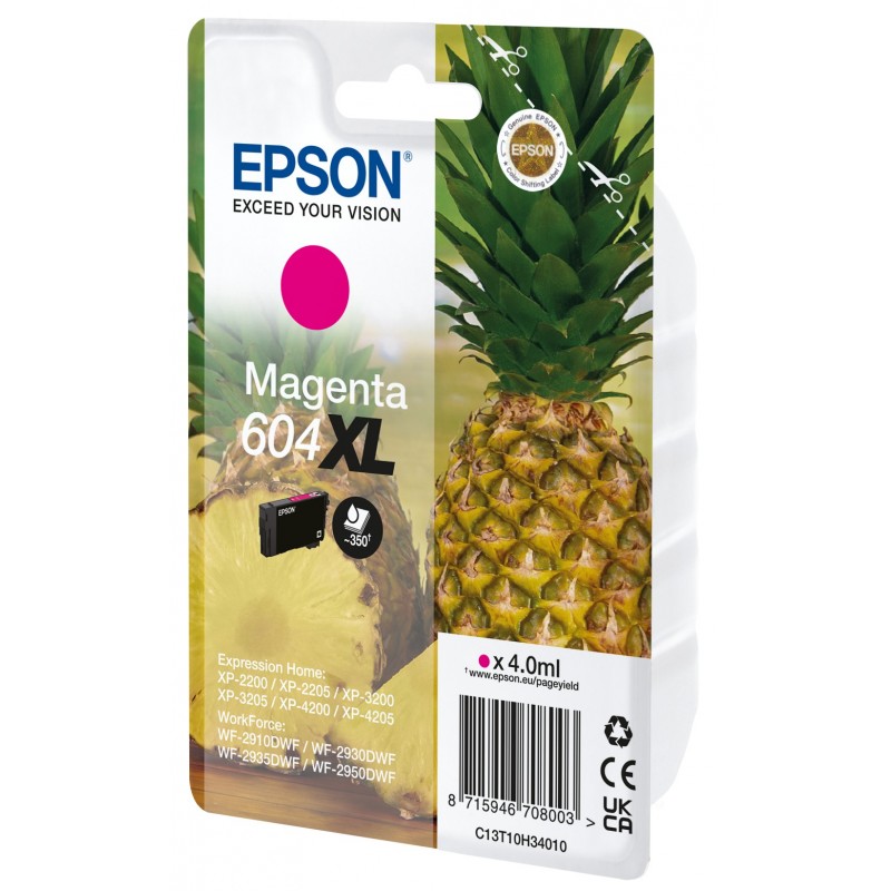 Epson 604XL ink cartridge 1 pc(s) Original High (XL) Yield Magenta