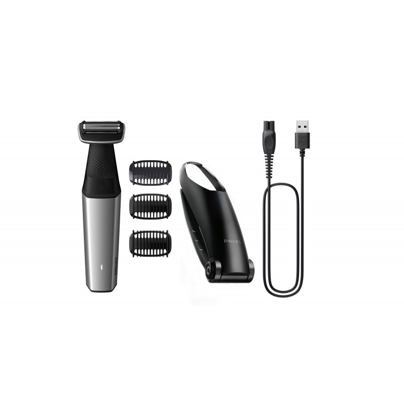 Philips BODYGROOM Series 5000 BG5021 15 Wasserfester Trimmer für Körper und Intimbereich