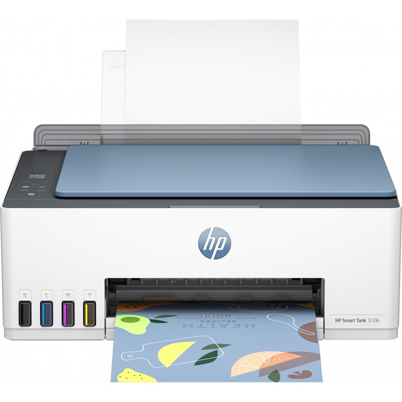 HP Smart Tank 5106 All-in-One Printer, Color, Printer for Home and home office, Print, copy, scan, Wireless High-volume printer