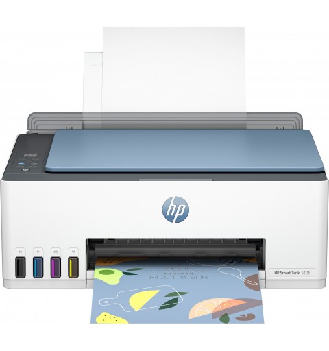 HP Smart Tank 5106 All-in-One-Drucker, Farbe, Drucker für Home und Home Office, Drucken, Kopieren, Scannen, Wireless