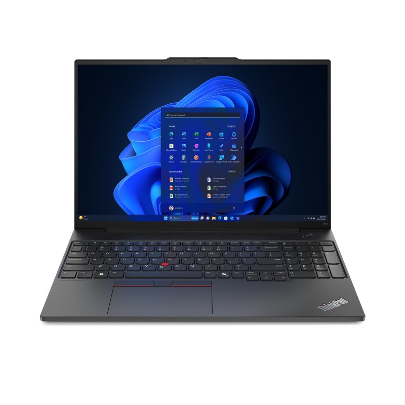 Lenovo ThinkPad E16 Intel Core Ultra 7 155H Portátil 40,6 cm (16") WUXGA 16 GB DDR5-SDRAM 512 GB SSD Wi-Fi 6E (802.11ax)