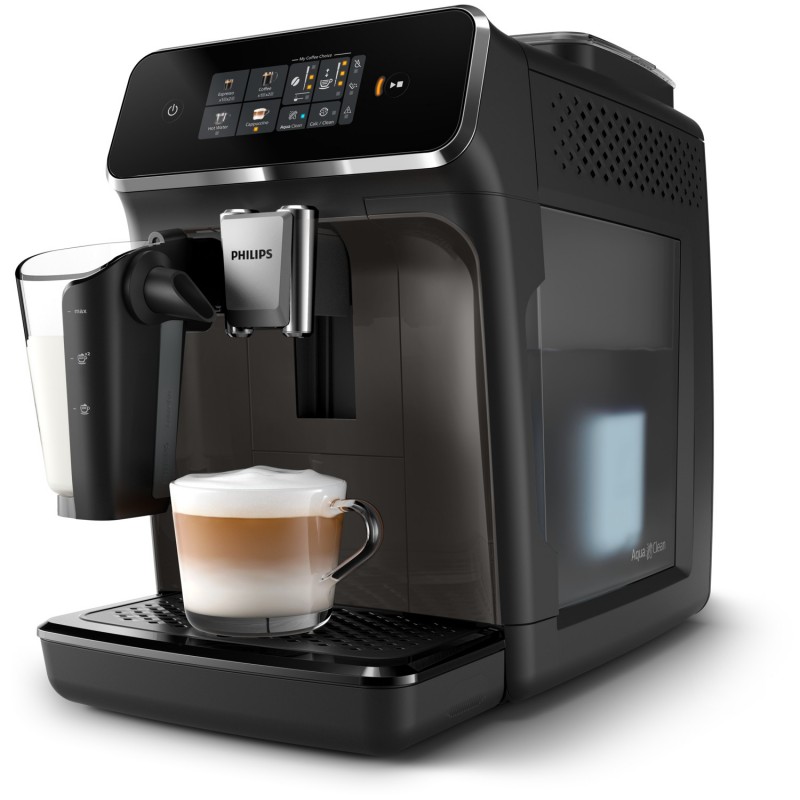 Philips Series 2300 LatteGo EP2334 10 Macchina da caffè automatica, 4 bevande, 1.8 L, macine in ceramica