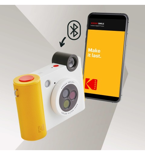 Kodak Smile+ 50.8 x 76.2 mm White, Yellow