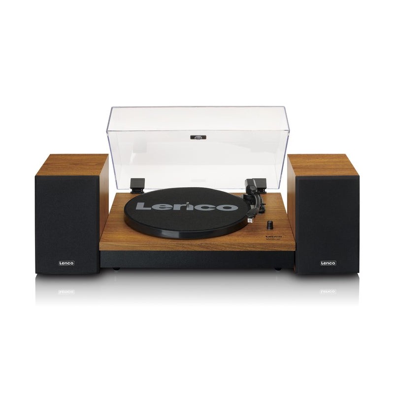 Lenco LS-310WD platine Tourne-disque entraîné par courroie Noir, Bois Manuel