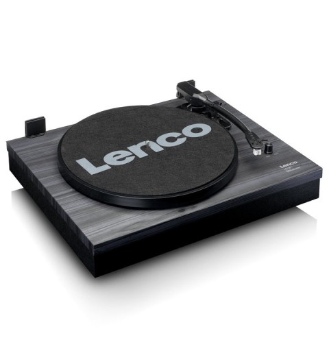 Lenco LS-301BK audio turntable Belt-drive audio turntable Black Manual