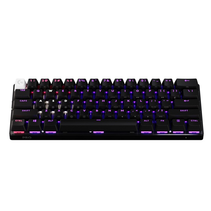 Logitech G PRO X 60 keyboard Gaming USB + RF Wireless + Bluetooth QWERTY US International Black