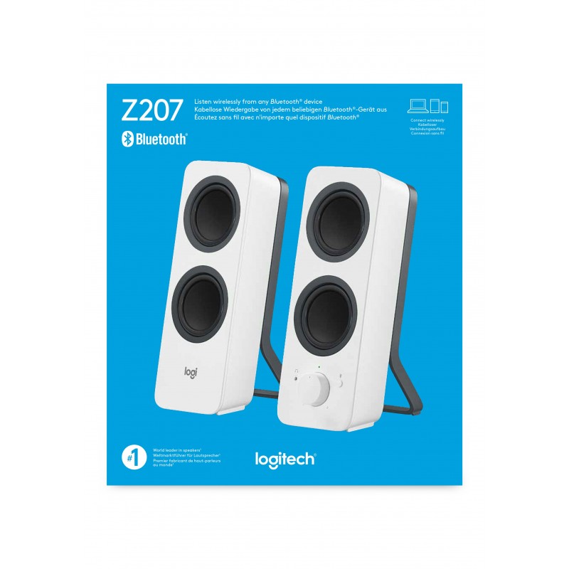 Logitech Z207 haut-parleur Blanc Avec fil &sans fil 5 W