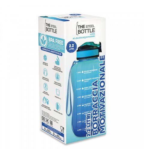 The Steel Bottle 8059304665394 drinking bottle Daily usage 2200 ml Tritan Blue