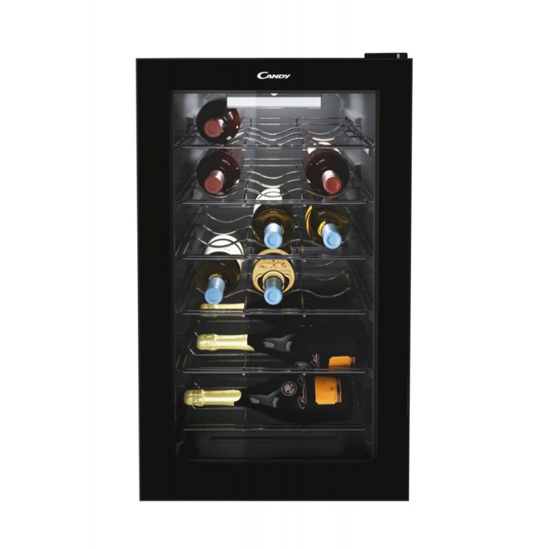 Candy CWC 021 M NF Compressor wine cooler Freestanding Black 21 bottle(s)