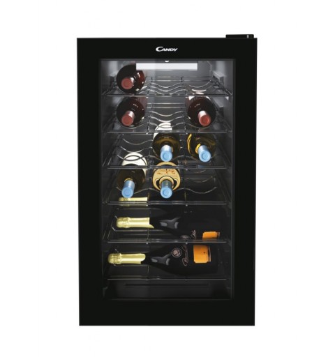 Candy CWC 021 M NF Compressor wine cooler Freestanding Black 21 bottle(s)