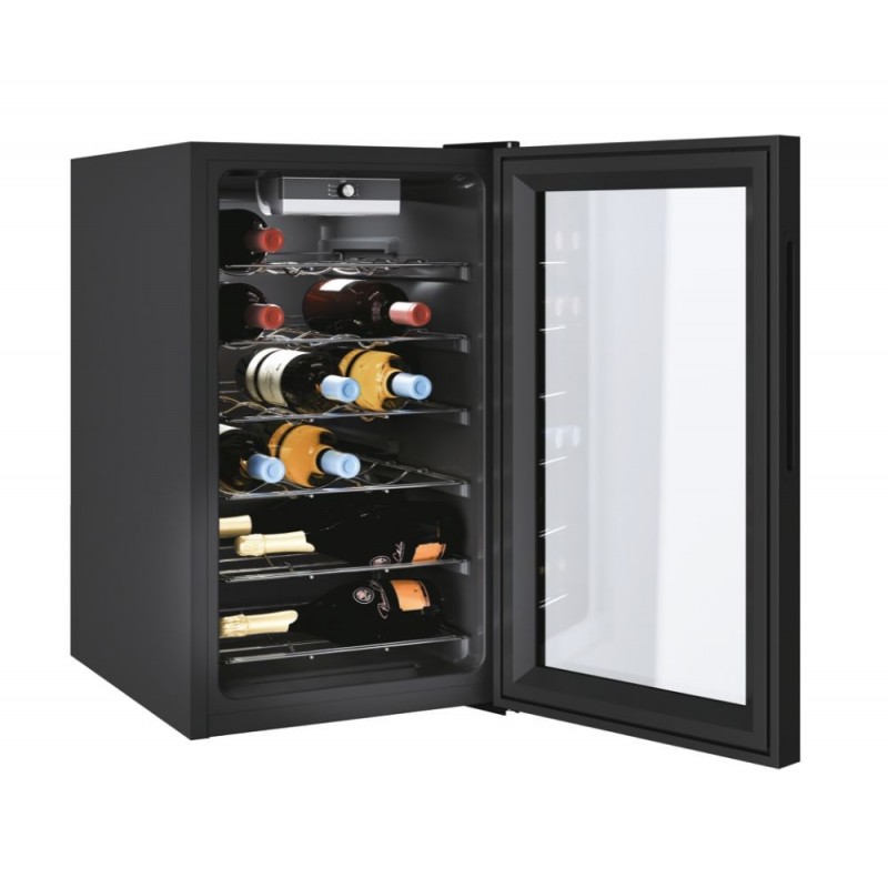 Candy CWC 021 M NF Compressor wine cooler Freestanding Black 21 bottle(s)