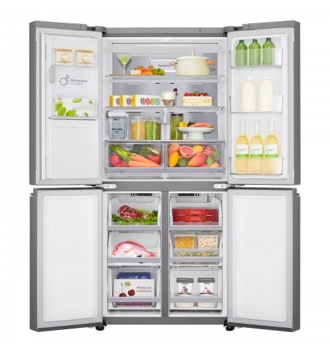 LG GML844PZAE side-by-side refrigerator Freestanding 506 L E Stainless steel