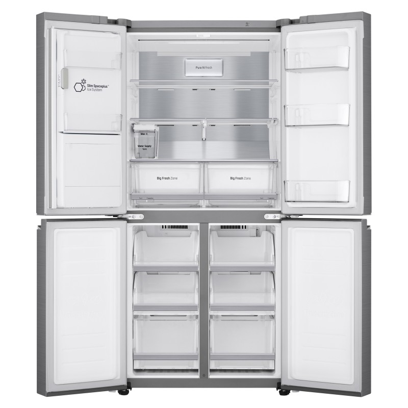 LG GML844PZAE side-by-side refrigerator Freestanding 506 L E Stainless steel