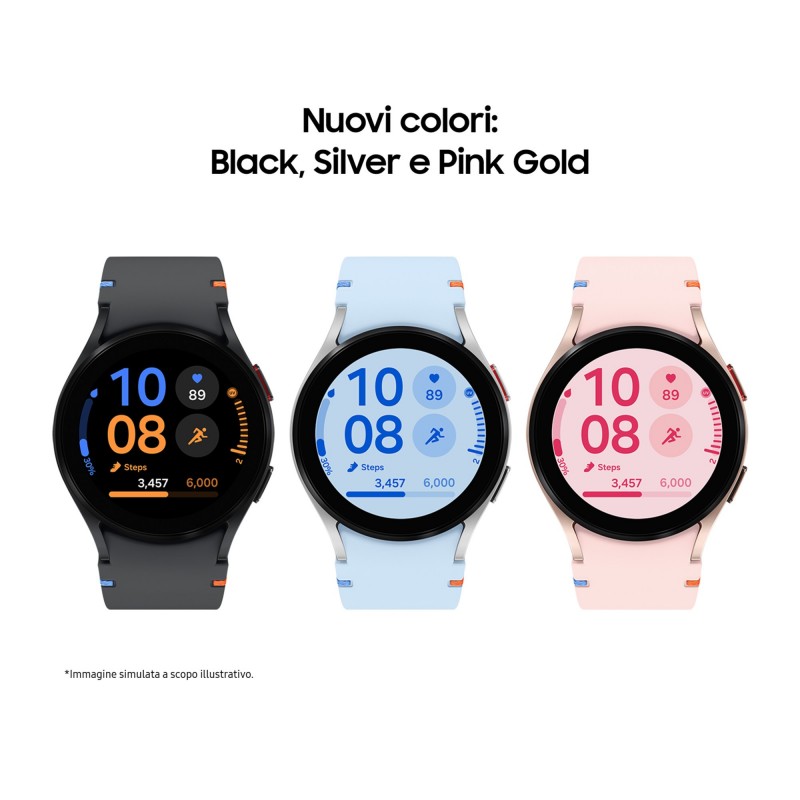 Samsung Galaxy Watch FE 3,05 cm (1.2") AMOLED 40 mm Digital 396 x 396 Pixel Touchscreen Rosa-Goldfarben WLAN GPS