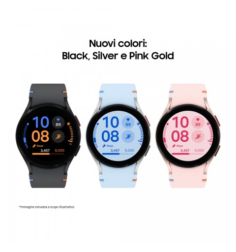 Samsung Galaxy Watch FE 3,05 cm (1.2") AMOLED 40 mm Digital 396 x 396 Pixel Touchscreen Rosa-Goldfarben WLAN GPS