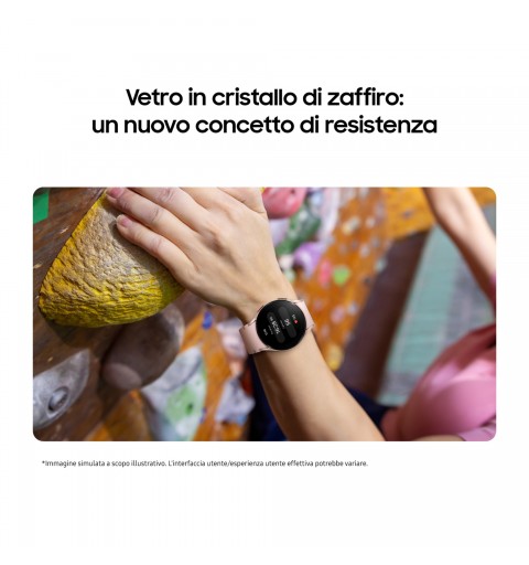 Samsung Galaxy Watch FE 3,05 cm (1.2") AMOLED 40 mm Digital 396 x 396 Pixeles Pantalla táctil Oro rosado Wifi GPS (satélite)