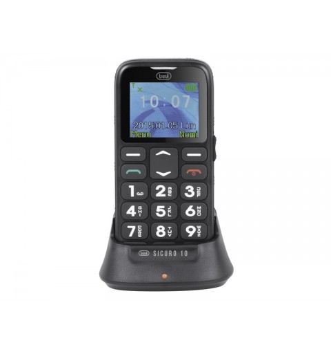 Trevi Sicuro 10 4,5 cm (1.77") Nero Telefono per anziani