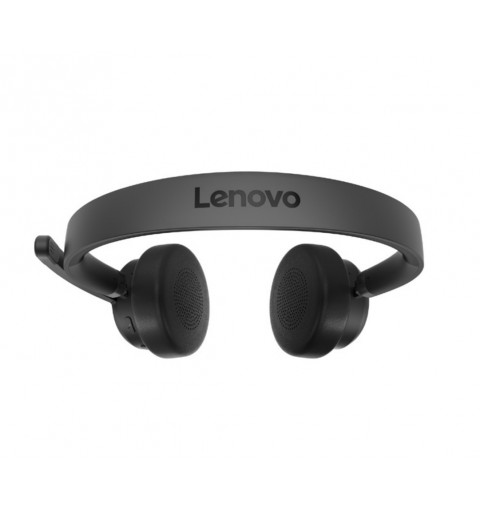 Lenovo Wireless VoIP Headset Auricolare A Padiglione Ufficio Bluetooth Nero