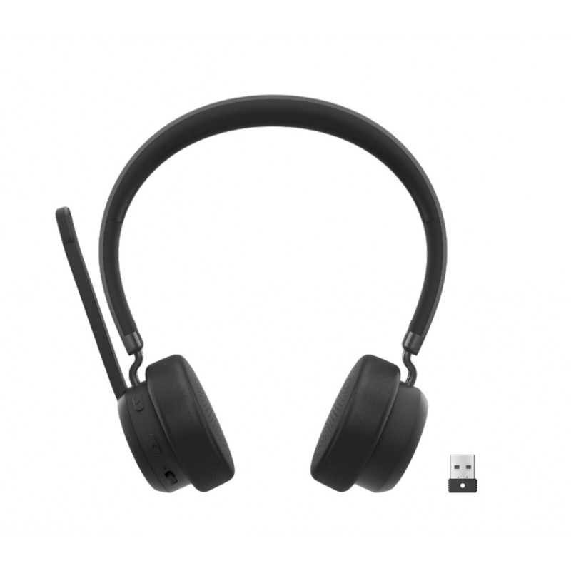 Lenovo Wireless VoIP Headset Auricolare A Padiglione Ufficio Bluetooth Nero