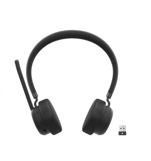 Lenovo Wireless VoIP Headset Auricolare A Padiglione Ufficio Bluetooth Nero