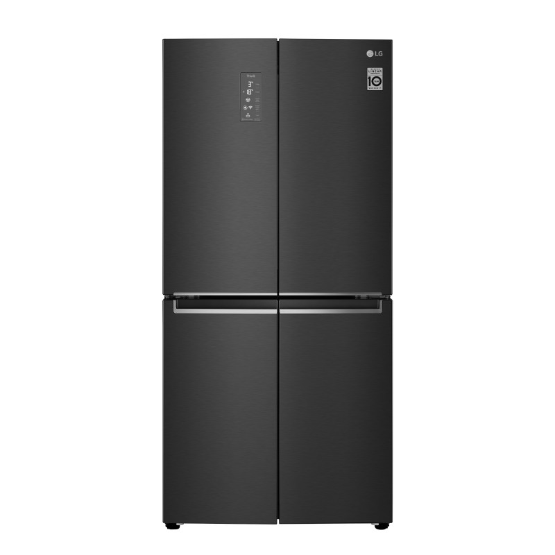 LG GMB844MC4E Frigorifero Multidoor Slim, Classe E, 530L, Wi-Fi, Total No Frost, Nero