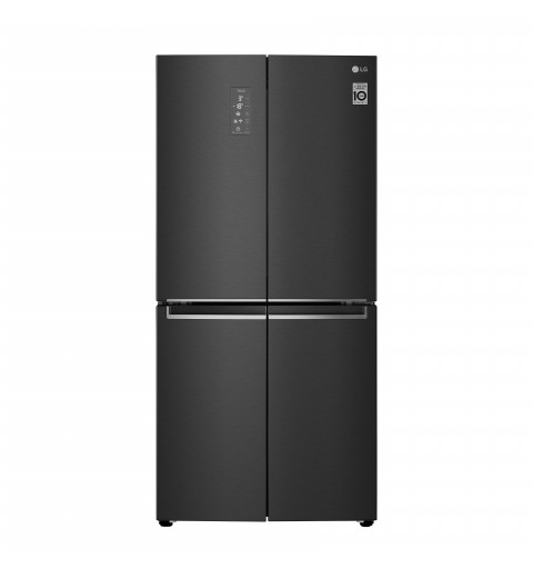 LG GMB844MC4E Frigorifero Multidoor Slim, Classe E, 530L, Wi-Fi, Total No Frost, Nero