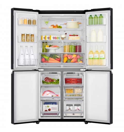 LG GMB844MC4E side-by-side refrigerator Freestanding 530 L E Black