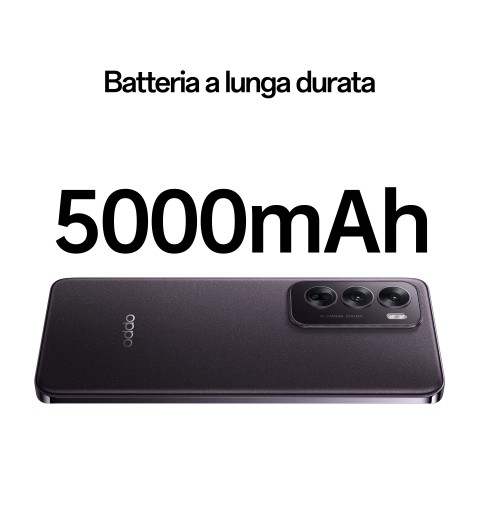 OPPO Reno12 5G 17 cm (6.7") Double SIM Android 14 USB Type-C 12 Go 256 Go 5000 mAh Noir