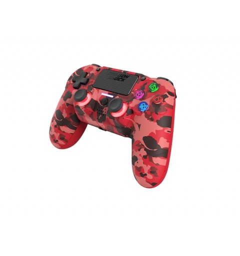 Dragonshock Mizar Camouflage, Rouge Bluetooth Manette de jeu Analogique Numérique PlayStation 4