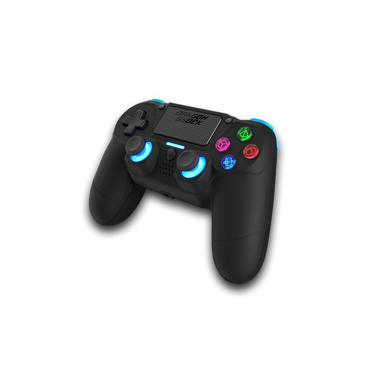 Dragonshock DSCPS4-BK Gaming Controller Black Bluetooth Gamepad Analogue Digital PlayStation 4