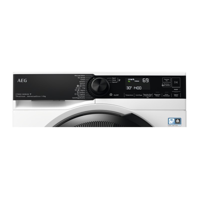 AEG Series 7000 LR7H116BY lavadora Carga frontal 11 kg 1550 RPM Blanco