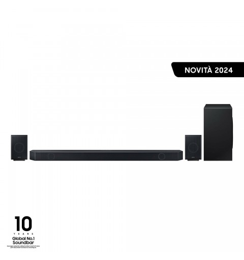 Samsung Soundbar HW-Q990D ZF Serie Q, 22 Speaker, Wireless Dolby Atmos, Audio a 11.1.4 Canali, Q-Simphony, Alexa integrato e