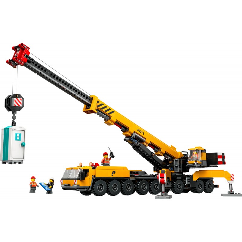 LEGO La grue de chantier mobile jaune