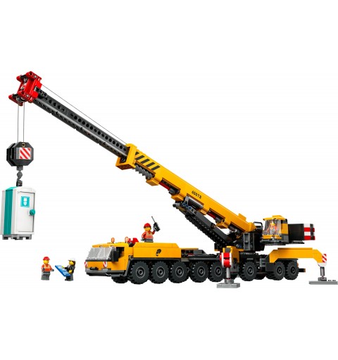 LEGO La grue de chantier mobile jaune