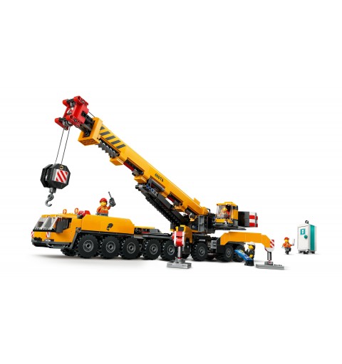 LEGO La grue de chantier mobile jaune