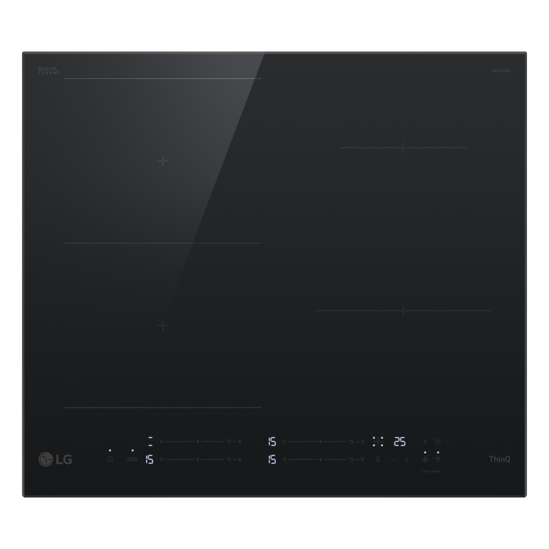 LG CBIZ2435B Black Built-in 59 cm Zone induction hob 4 zone(s)