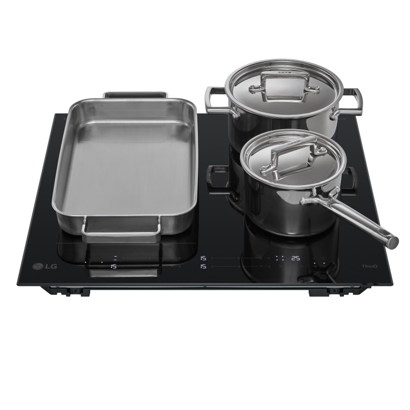 LG CBIZ2435B Black Built-in 59 cm Zone induction hob 4 zone(s)