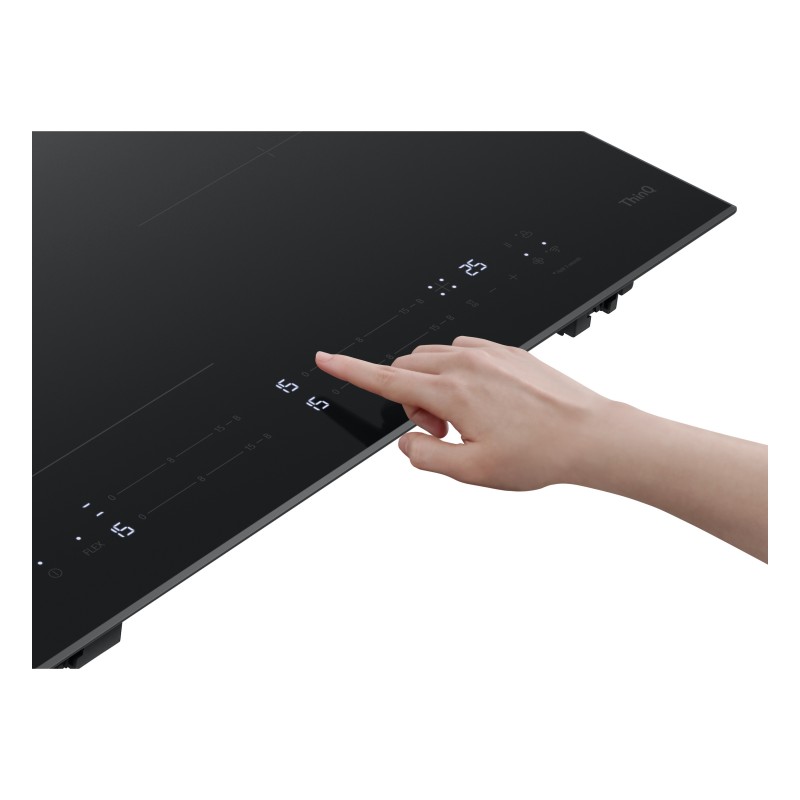 LG CBIZ2435B Piano cottura induzione 60cm, 7,4kW con limitatore, 4 zone, 1 flex, Wi-Fi