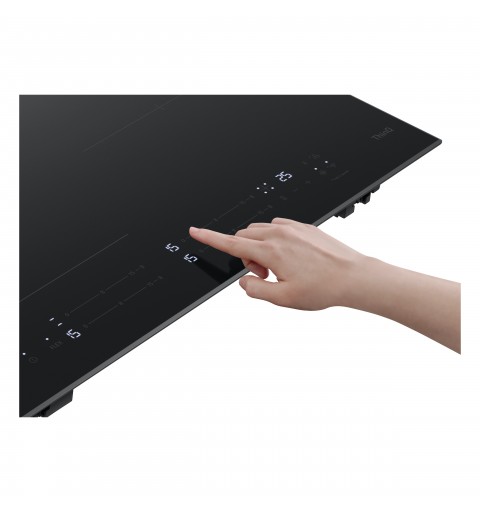 LG CBIZ2435B Piano cottura induzione 60cm, 7,4kW con limitatore, 4 zone, 1 flex, Wi-Fi