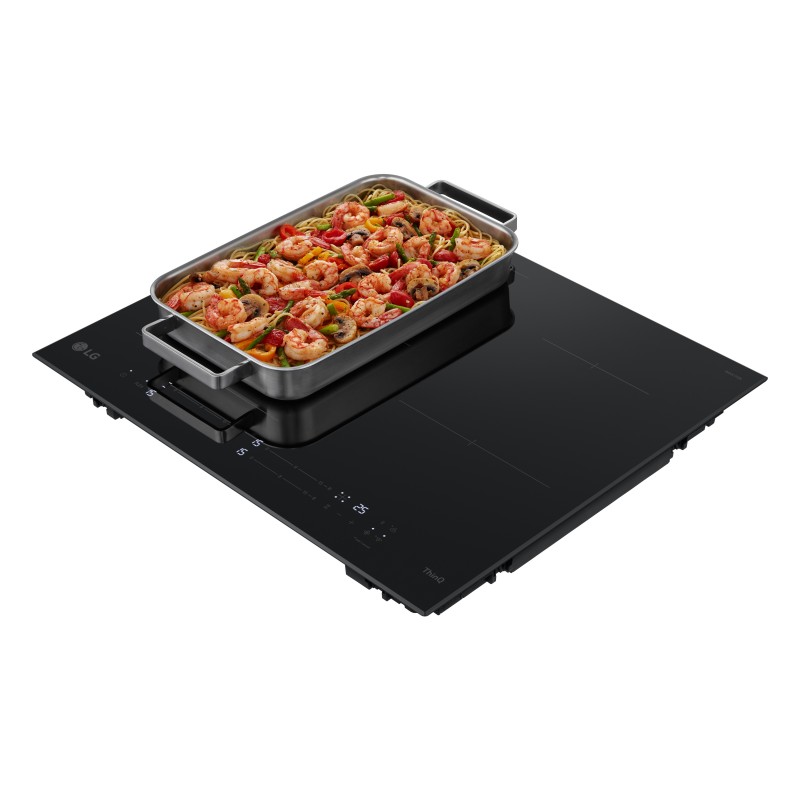 LG CBIZ2435B Black Built-in 59 cm Zone induction hob 4 zone(s)