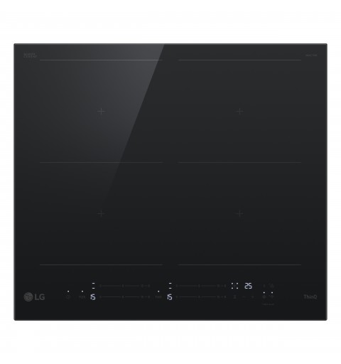 LG CBIZ2437B Black Built-in 59 cm Zone induction hob 4 zone(s)