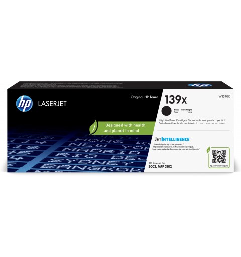 HP LaserJet Cartuccia toner nero originale 139X ad alta capacità