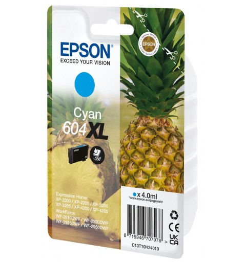 Epson 604XL Druckerpatrone 1 Stück(e) Original Hohe (XL-) Ausbeute Cyan